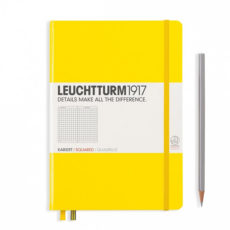 Leuchtturm1917 (Lighthouse) Medium Squared A5 Hardcover Notebook