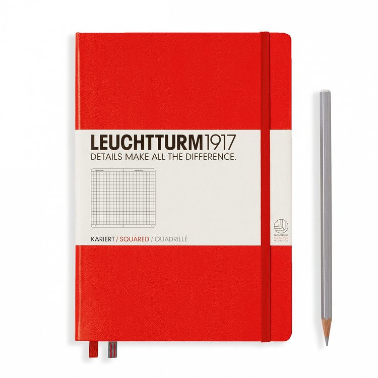 Leuchtturm1917 (Lighthouse) Medium Squared A5 Hardcover Notebook