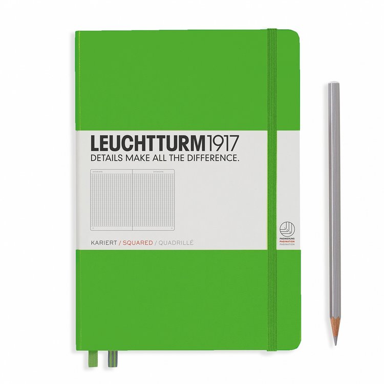 Leuchtturm1917 (Lighthouse) Medium Squared A5 Hardcover Notebook