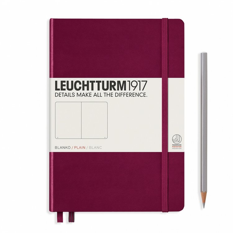 Leuchtturm1917 (Lighthouse) Medium Blank A5 Hardcover Notebook
