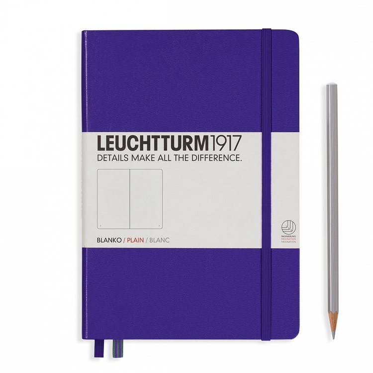 Leuchtturm1917 (Lighthouse) Medium Blank A5 Hardcover Notebook