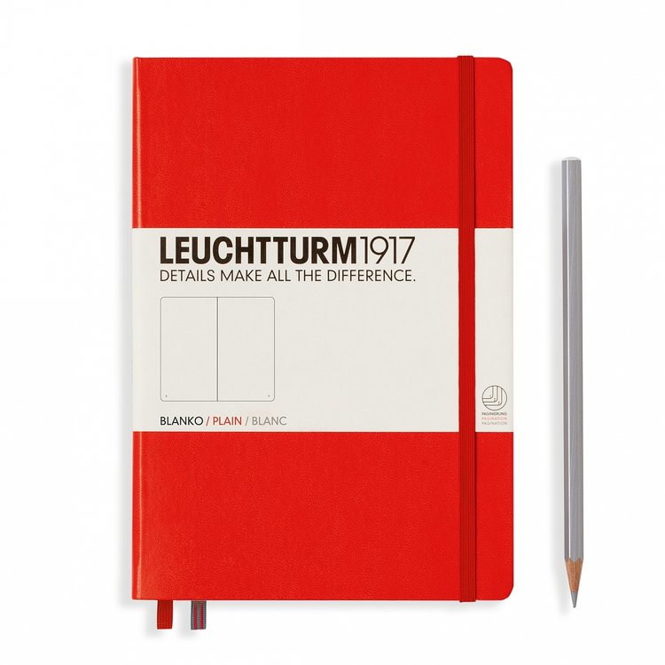 Leuchtturm1917 (Lighthouse) Medium Blank A5 Hardcover Notebook