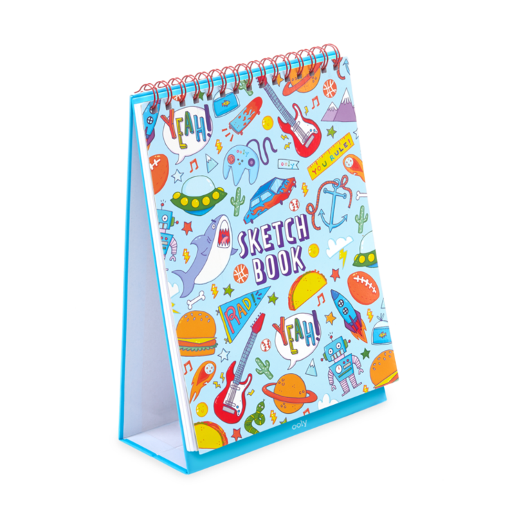OOLY Sketch & Show Spiral Sketchpad BLUE