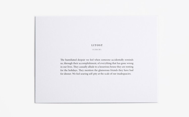 The School of Life Untranslatable Words