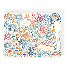 Seedlings Shell, Yeah Birthday Card