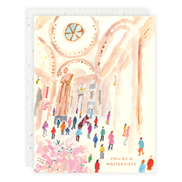 Seedlings The Met Card "You're a Masterpiece"