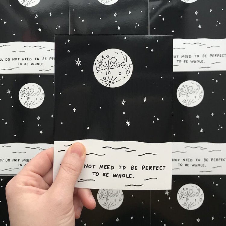 Grace D. Chin Lessons from the Moon Sticker by Grace D. Chin