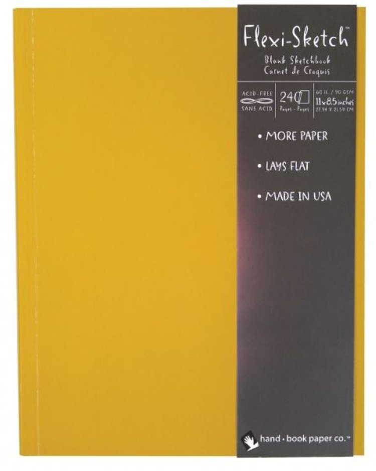 Global Art Materials Flexi-Sketch  Book 11x8.5 | Butternut