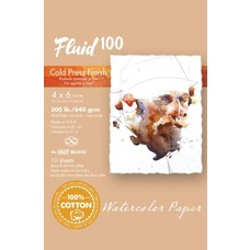Global Art Materials Fluid 100 Watercolor Paper Blocks, 300lb