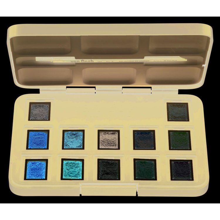 Van Gogh Watercolor Pocket Box Set, 12-Pan Specialty Selection Set