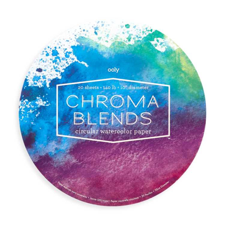 OOLY Chroma Blends Circular Watercolor Paper Pad