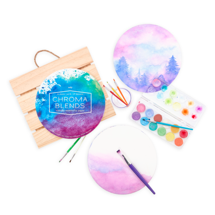 OOLY Chroma Blends Circular Watercolor Paper Pad