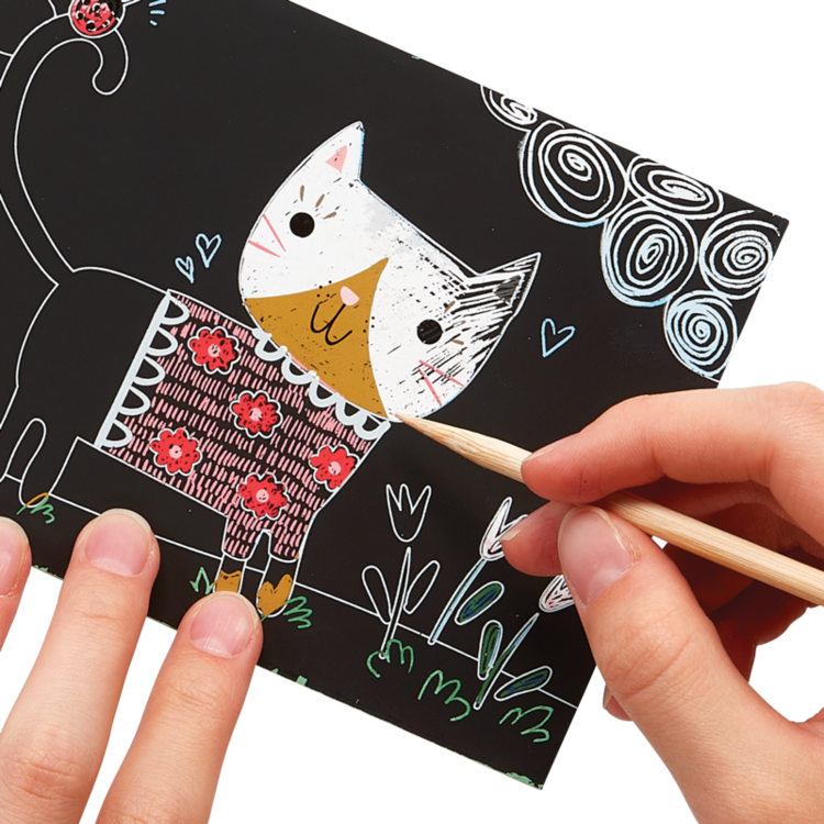 OOLY Mini Scratch & Scribble Art Kit