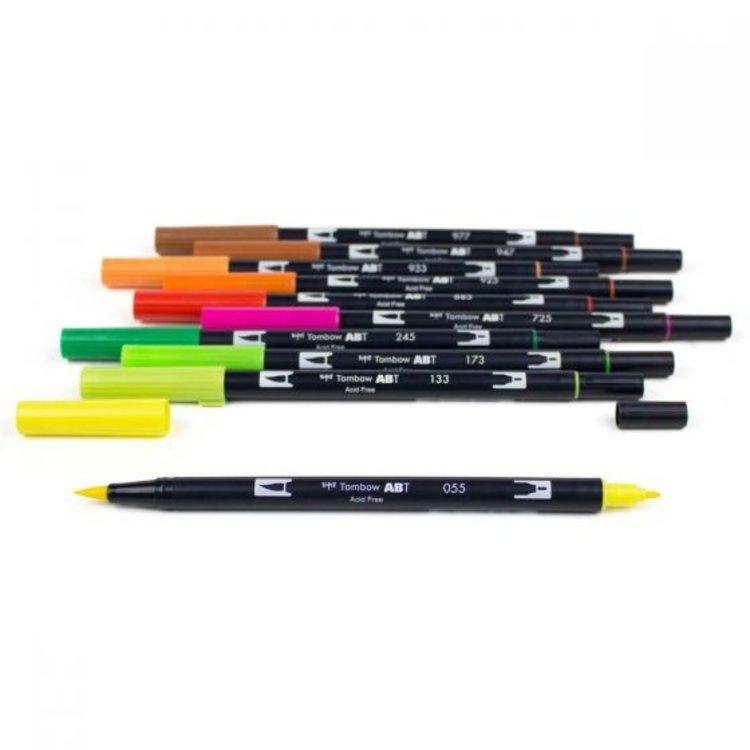 Tombow Dual Brush 10-color Set Citrus Limited Edition