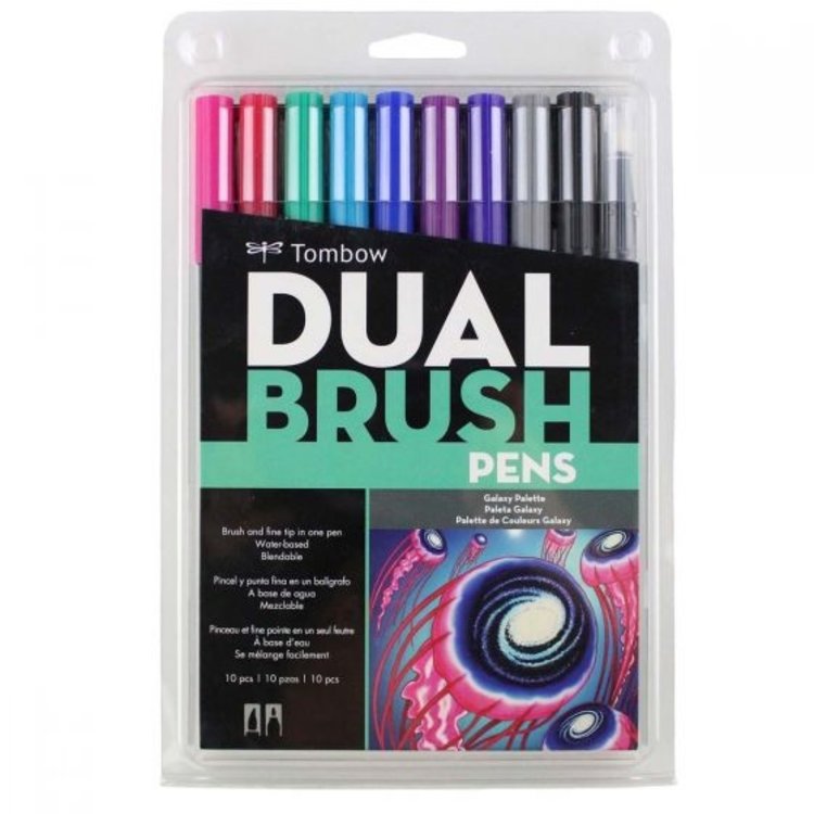 Tombow Dual Brush 10-Color Galaxy Set