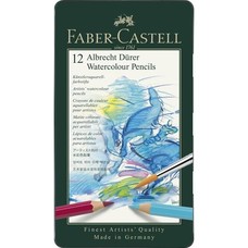 Faber-Castell Durer Watercolor Pencil Tin 12/Set