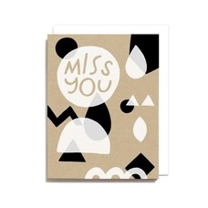 Worthwhile Paper Miss You Geometric Card