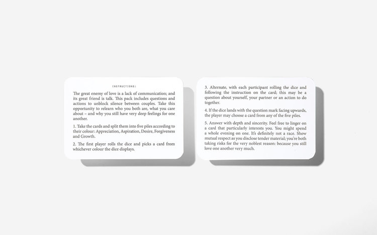 The School of Life Connect Relationship Building Cards