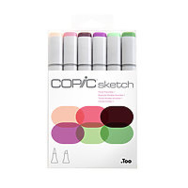 Copic COPIC Sketch Marker 6-Color Set - Floral Favorites 1