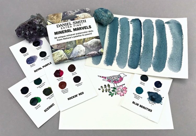 Daniel Smith Mineral Marvel Dotcard Watercolor Set of 36 colors