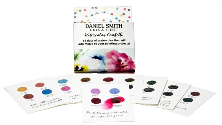 Daniel Smith Confetti Dotcard Watercolor Set of 36 colors