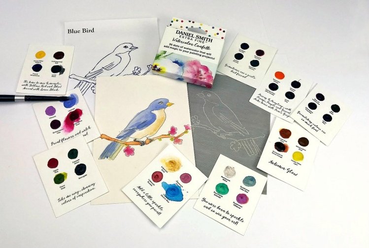 Daniel Smith Confetti Dotcard Watercolor Set of 36 colors