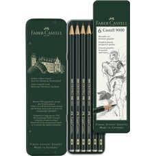 Faber Castell Drawing Pencil Set of HB, B, 2B, 4B, 6B and 8B