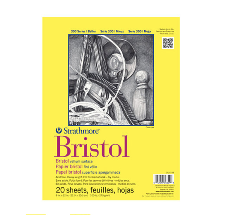 Strathmore Strathmore Bristol 300  9"x 12" 20 sheets
