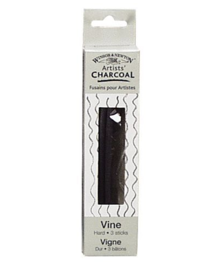Winsor & Newton Winsor & Newton Vine Charcoal Hard 3/box