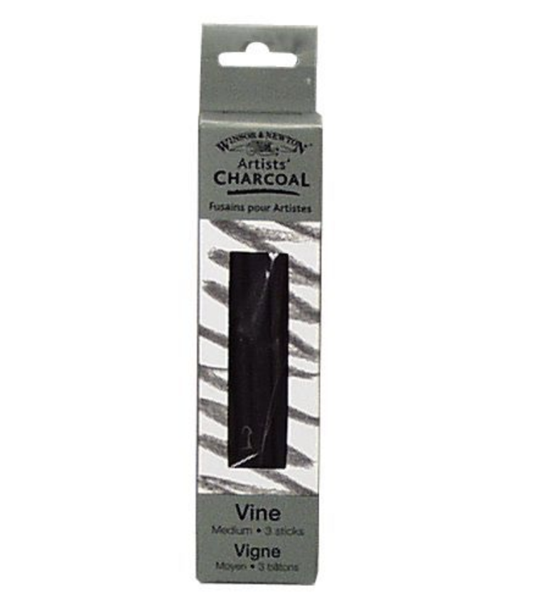 Winsor & Newton Winsor & Newton Vine Charcoal Medium 3/Box