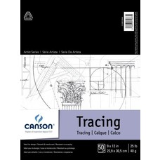 Canson 9 x 12 Tracing Pad 50 sheets