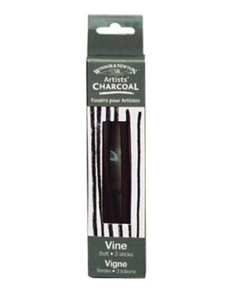 Winsor & Newton Winsor & Newton Vine Charcoal Soft 3/Box