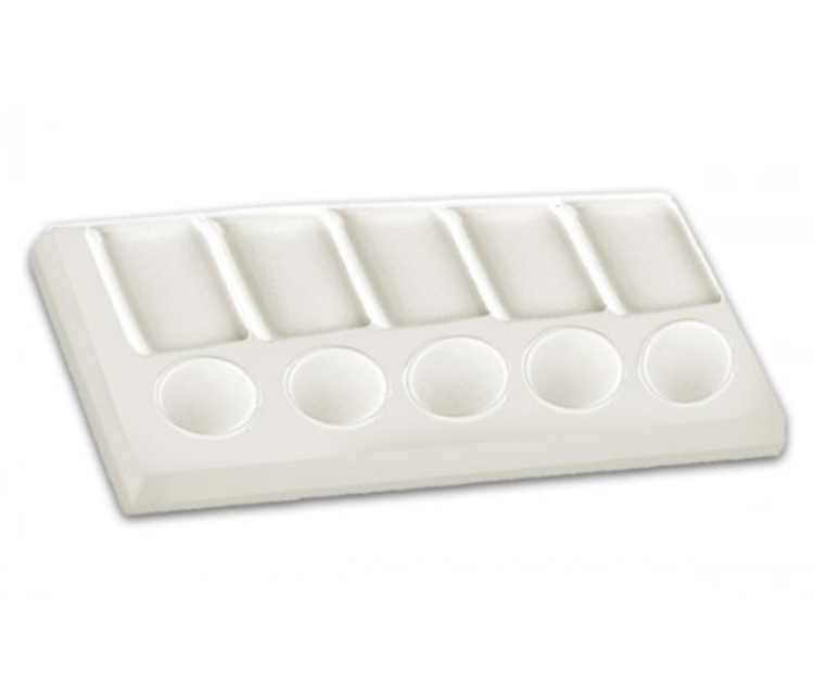 Wonder Fair Miscellany English Glazed Porcelain Slant Palette