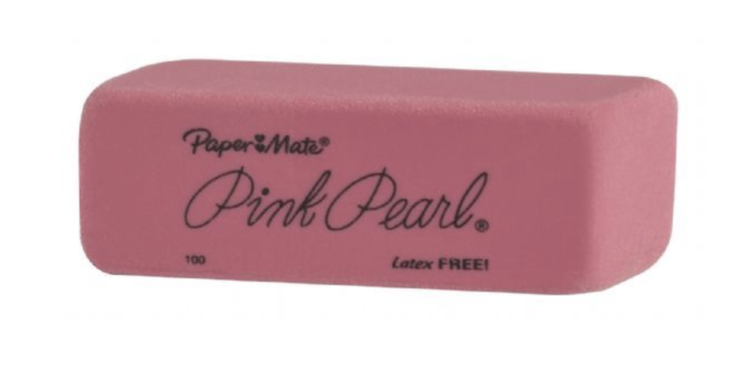 Paper Mate Pink Pearl Medium Eraser