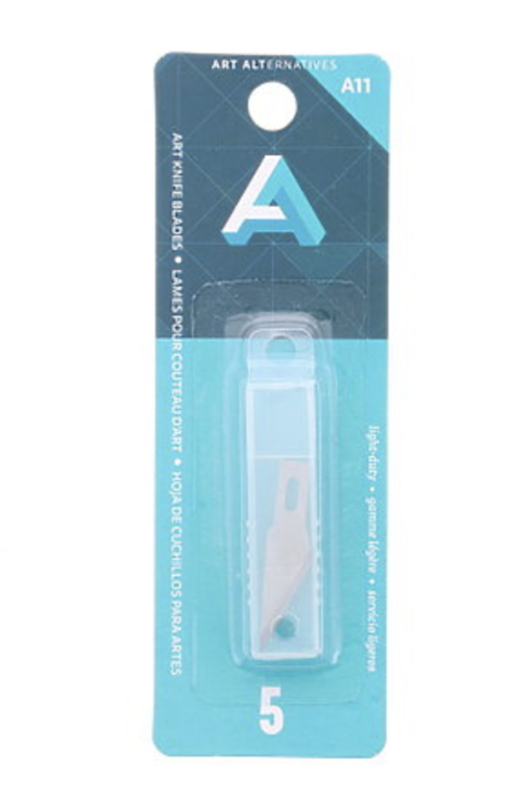 Art Alternatives A-11 Light Duty Replacement Blades - 5/pk