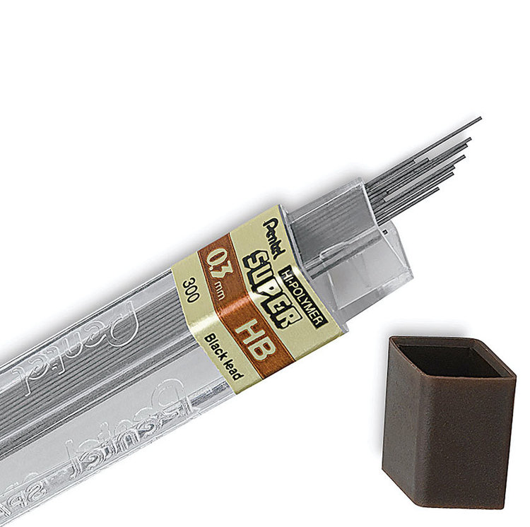 Pentel Refill Lead.3 mm HB 12/tube