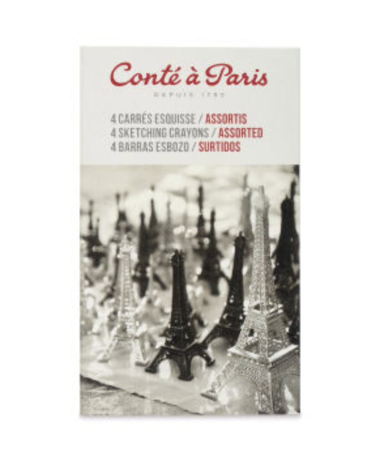 Conte Conté MatchBox Crayons 4 Sticks