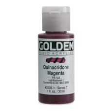 Golden Fluid Acrylic Quinacridone Magenta1oz