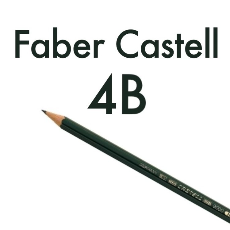 Faber-Castell Faber Castell 9000 Drawing Pencil 4B