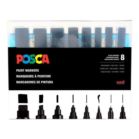 POSCA Marker Assorted White – Pack of 8 - MTA Catalogue