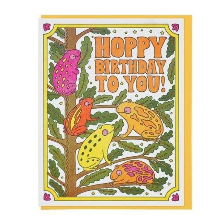 Lucky Horse Press Hoppy Birthday To You Frogs