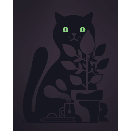 Good Luck Black Cat Journal - Compoco