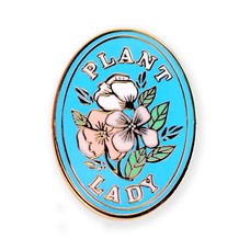Antiquaria Plant Lady Enamel Pin