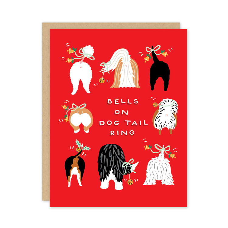 Alisa Bobzien Box of Dog Tails Holiday Card