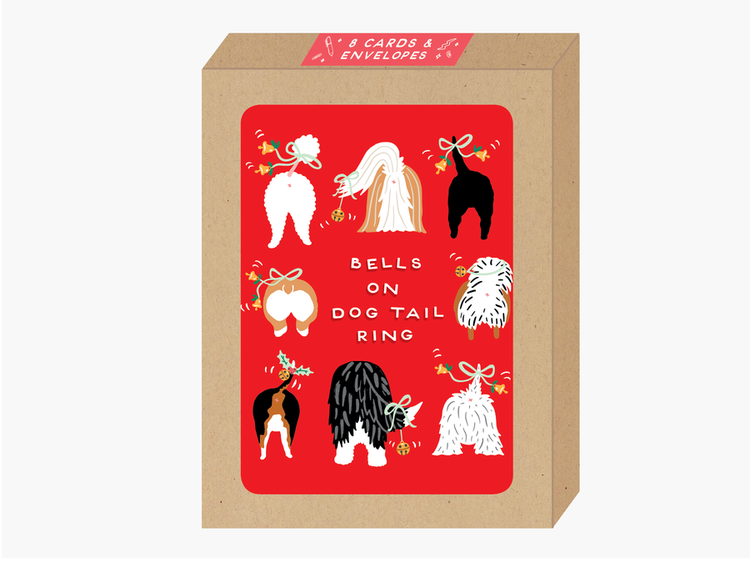 Alisa Bobzien Box of Dog Tails Holiday Card