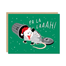 Alisa Bobzien Fa La Possum Holiday Card
