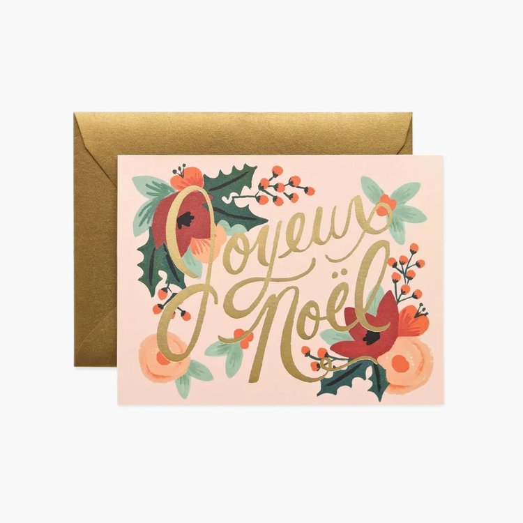 Rifle Paper Co. JOYEUX NOËL card