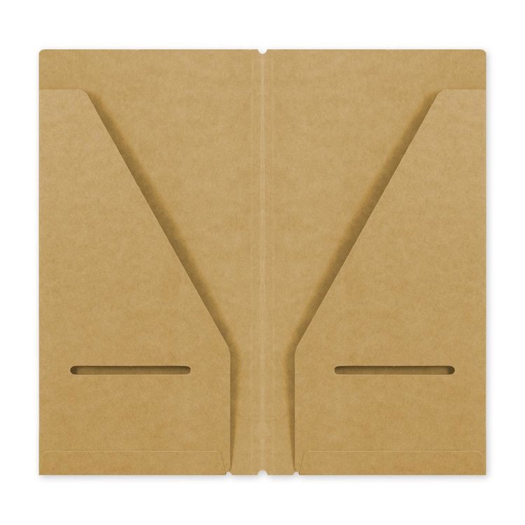 Midori 020 Kraft File Regular Size Insert - Traveler's Notebook