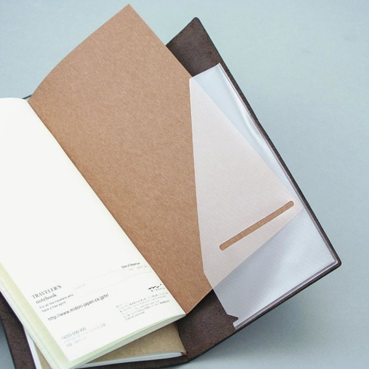 Midori 006 Large Pocket Sticker Regular Size - Traveler's Notebook