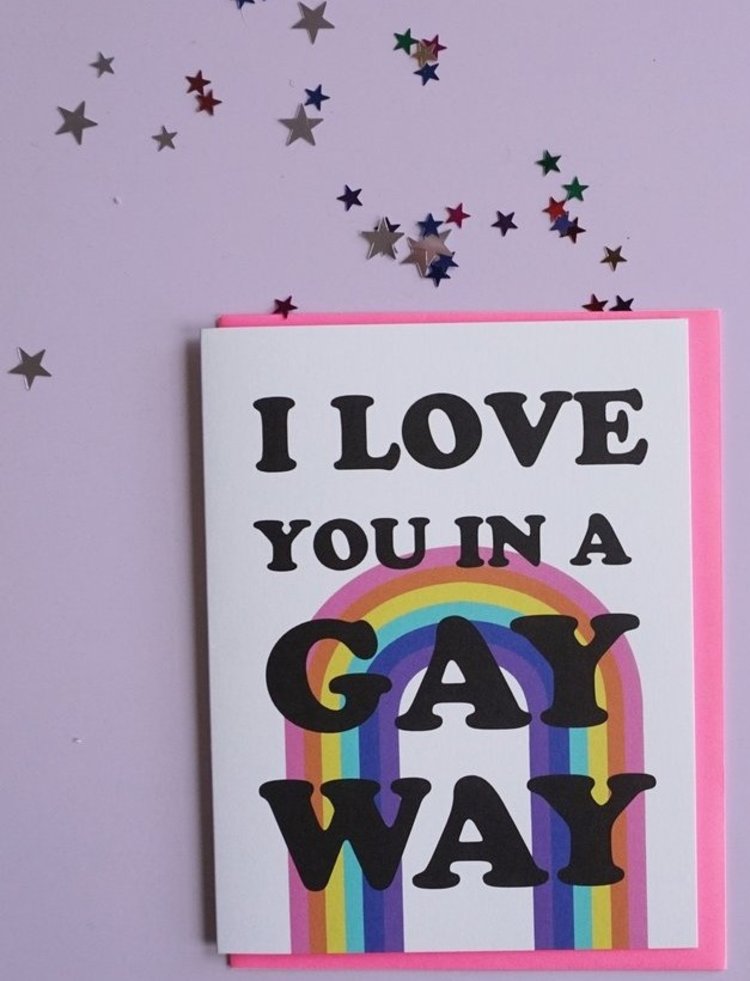 Ash + Chess Gay Way Card - Ash + Chess